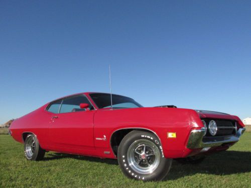 1970 ford torino cobra jet 429 4 spd #&#039;s matching motor &amp; trans shaker hood