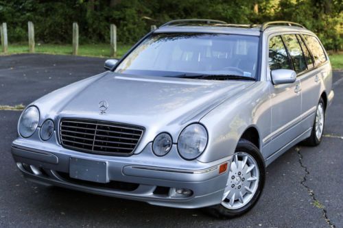 2001 mercedes benz e320 4matic awd wagon 3rd row seat serviced loaded