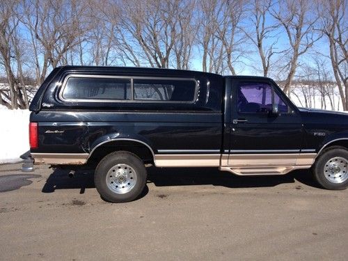 1996 ford f-150 eddie bauer pickup with topper