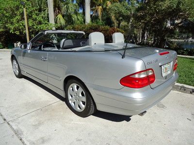 Florida 03 clk 320 convertible clean carfax cd changer bose alloy's no reserve !