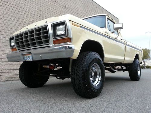 1979 ford f150 4x4 351 v8 rust free automatic 4wd 79 f-150 new tires &amp; wheels