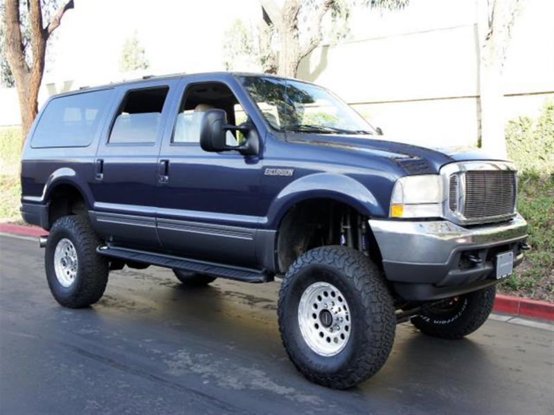 2002 ford excursion 7.3l diesel - leather ~ lifted