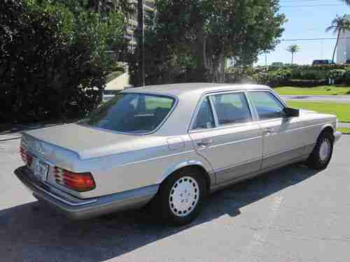 1989 Mercedes-Benz 420SEL Low Miles Clean Autocheck Garage Kept Books & Records, US $5,995.00, image 4