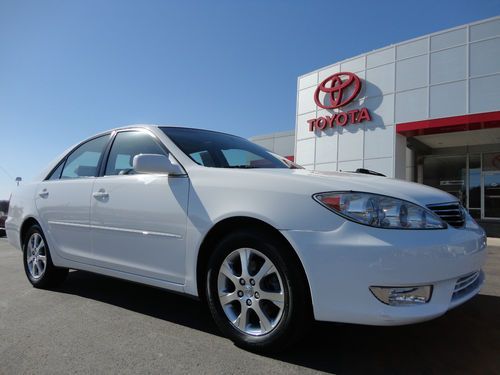 2005 tacoma camry v6 xle heated leather moonroof 1-owner 92k miles video white
