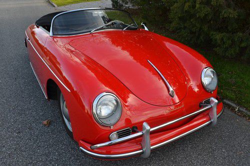 1957 porsche 356 speedster in excellent condition.