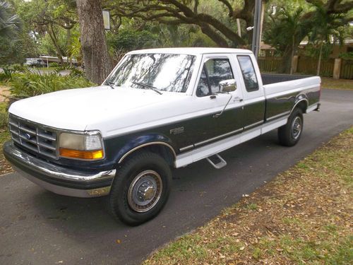 1993 ford f-250 xlt extended cab pickup 2-door 7.3l  no reserve