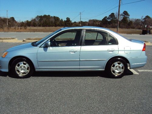One owner 2003 honda civic hybrid sedan 4-door 1.3l manual runs strong no reserv