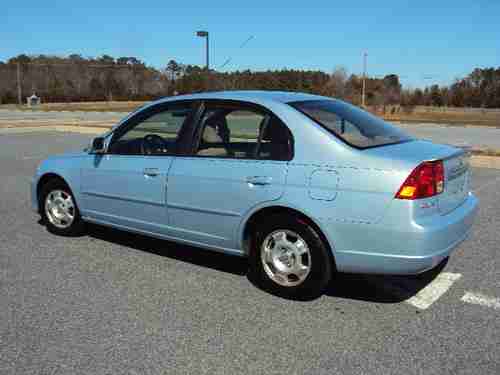 One Owner 2003 Honda Civic Hybrid Sedan 4-Door 1.3L Manual Runs Strong No Reserv, image 3