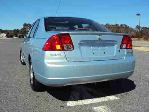 One Owner 2003 Honda Civic Hybrid Sedan 4-Door 1.3L Manual Runs Strong No Reserv, image 4