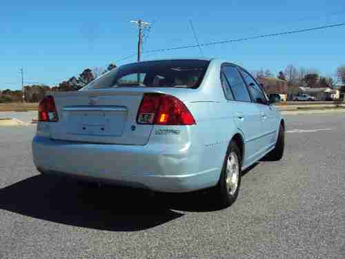 One Owner 2003 Honda Civic Hybrid Sedan 4-Door 1.3L Manual Runs Strong No Reserv, image 5