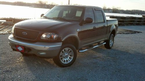 Ford f150 king ranch 4x4 maroon 5.4l v8