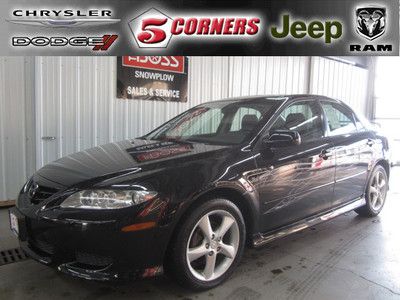 2005 black mazda 6 sedan - 3.0 v6, 92k miles, sunroof, 1 owner