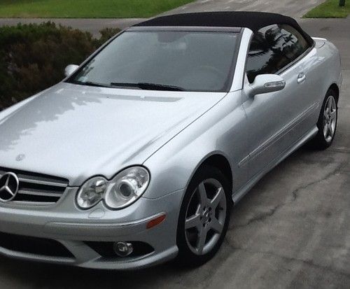 2006 silver mercedes benz clk 500