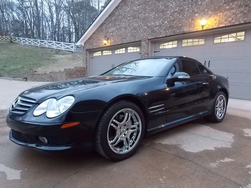 2003 mercedes-benz sl500  convertible 2-door 5.0l custom wheels low milage