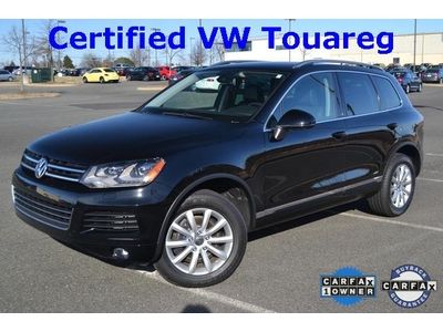 Vw touareg v6 tdi diesel certified suv 3.0l heated seats cd abs brakes one owner
