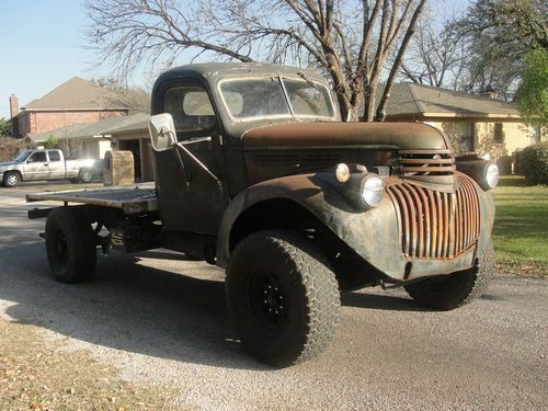 46 chevy with 7.3 diesel motor  dependable running. unique with diesel