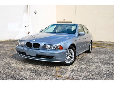 2002 bmw 530i! auto, 3.0l, hwy miles! one owner, serviced, must see, no reserve!