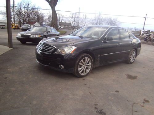 2009 infiniti m35 x sedan 4-door 3.5l   flood, pa salvage certificate