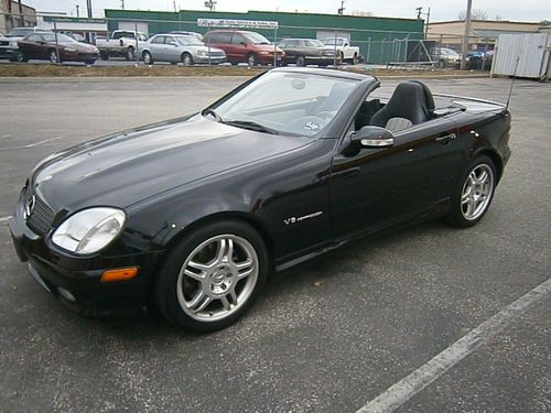 2004 mercedes slk32 amg roadster only 29k miles **no resere**