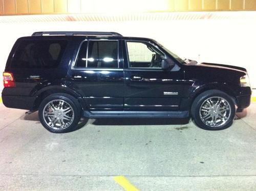 2008 ford expedition xlt sport utility 4-door 5.4l custom wheels &amp; tires sharp