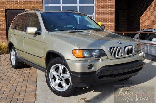 2000 bmw x series x5 4.4i, xenon, heated leather, sunroof, cd, roof rack