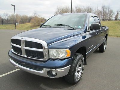 2000 dodge ram slt 4x4 quad cab one owmer  tow hitch low miles no reserve