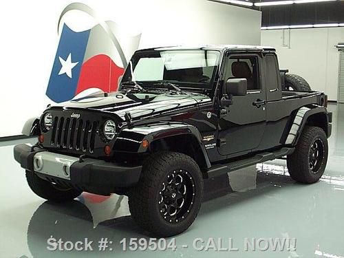 2012 jeep wrangler sahara jk-8 truck 4x4 lift nav 3k mi texas direct auto