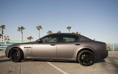 2006 maserati quattroporte - matte gray metallic - bad assed head turner