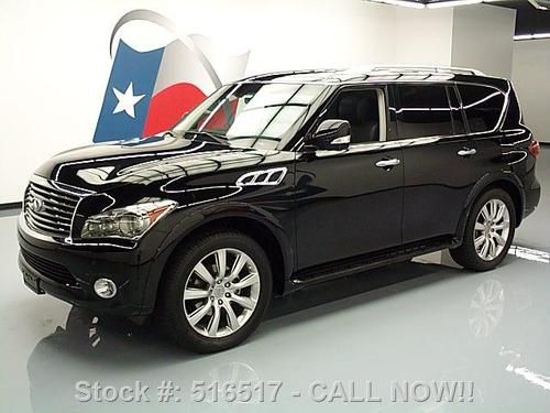 2012 infiniti qx56 theater sunroof nav 360 cam dual dvd texas direct auto