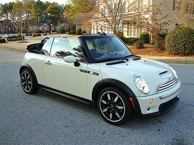 2008 mini cooper s convertible sidewalk edition leather sport convertible