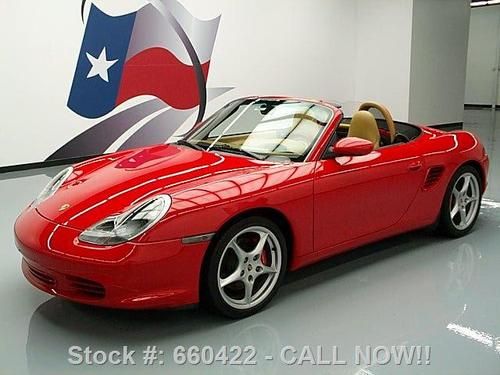 2004 porsche boxster s hard top roadster 6-speed 25k mi texas direct auto