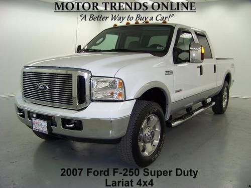 Lariat 4x4 turbo diesel crewcab fx4 20s tow pkg 2007 ford f-250 10k motor trends