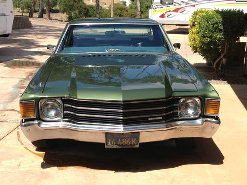 1972 chevrolet el camino - no reserve, super clean