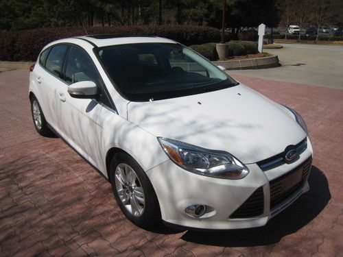 2012 ford focus sel  2.0l sunroof-heated seats-my ford-hatchback