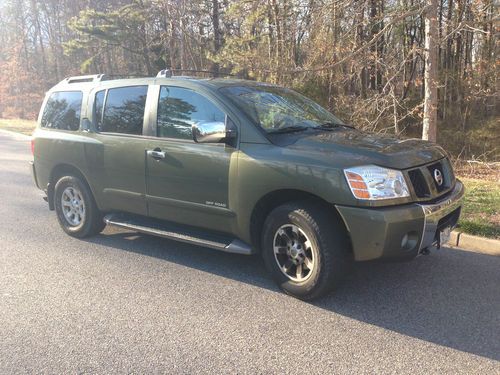 2004 nissan pathfinder armada se off-road leather bose premium sound clean title