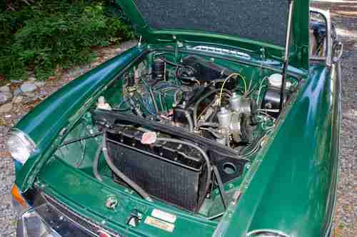 1972 MG MGB British Racing Green with Tan interior, US $10,500.00, image 3
