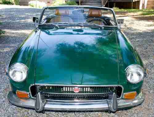 1972 MG MGB British Racing Green with Tan interior, US $10,500.00, image 4