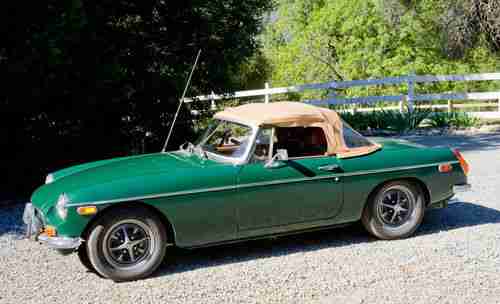 1972 MG MGB British Racing Green with Tan interior, US $10,500.00, image 11