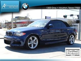 2010 bmw certified pre-owned 1 series 2dr conv 135i