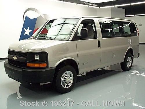 2005 chevy express 2500 12-passenger van 4.8l v8 56k mi texas direct auto