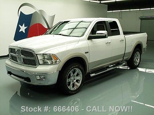 2011 dodge ram laramie quad 4x4 hemi nav rear cam 20's! texas direct auto