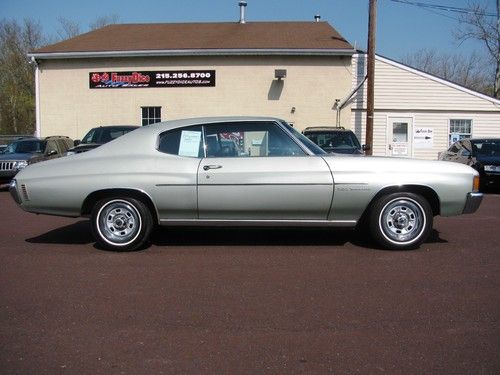 No reserve on a low mileage clean 1972 chevrolet malibu chevelle