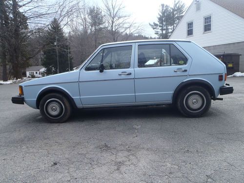 1982 vw rabbit ls gas original