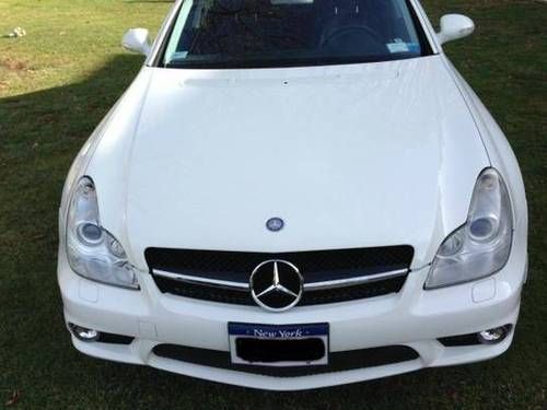 Mercedes cls 500 amg pkg white