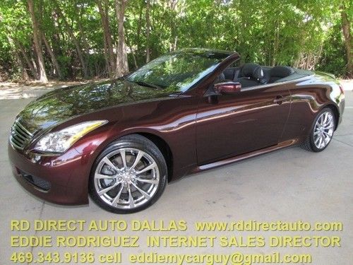 2009 infiniti g37 convertible 31k miles navigation