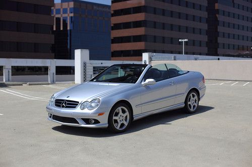 Super clean, convertible clk 550amg, new wheels n tire no reserve!!!!!