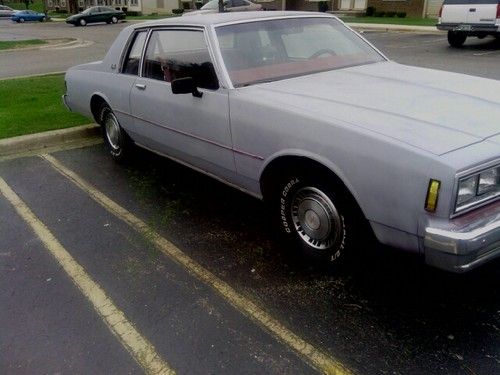 1980 chevrolet impala base coupe 2-door 4.4l