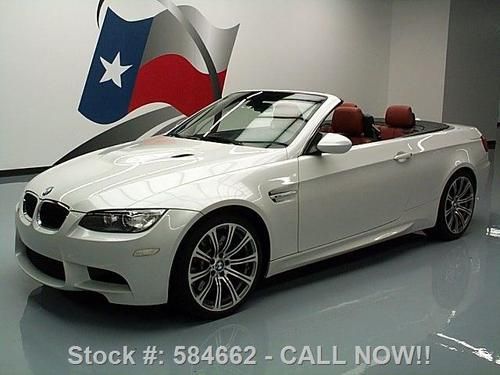 2011 bmw m3 convertible 6-speed nav 19" wheels only 18k texas direct auto