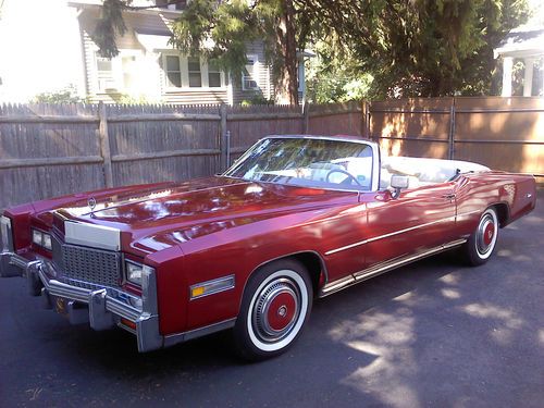 1976 cadillac eldorado convertible awesome color combination