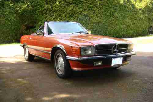 VERY RARE! 1981 Mercedes SL280 CONVERTIBLE EUROPEAN MODEL, image 2